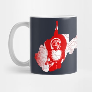 WV Monster #5 Red White Mug